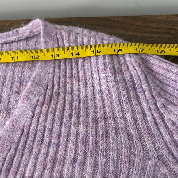 Urban Outfitters Y2K Lavender Knit Wrap Sweater L - Picture 7 of 10